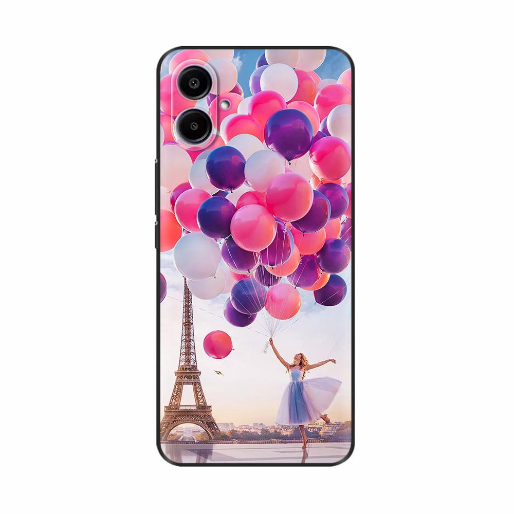 Чехол для Samsung A07 4G Красивый Цветок Защитный Противоударный Силиконовый Задний Чехол для Телефона Для Samsung Galaxy A07 Чехлы A 07 Fundas