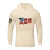 Men's Loose Flag Printed Hooded Sweatshirt Men's Casual Fashion Sports Sweatshirt