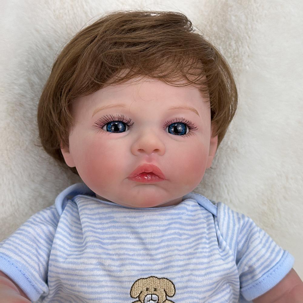 45 см моющаяся реалистичная мягкая расписанная вручную имитация куклы-ребенка для детей, игровая кукла