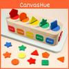 Shape Wooden Matching Color Classification Colorful Box Evil Child Toy Puzzle