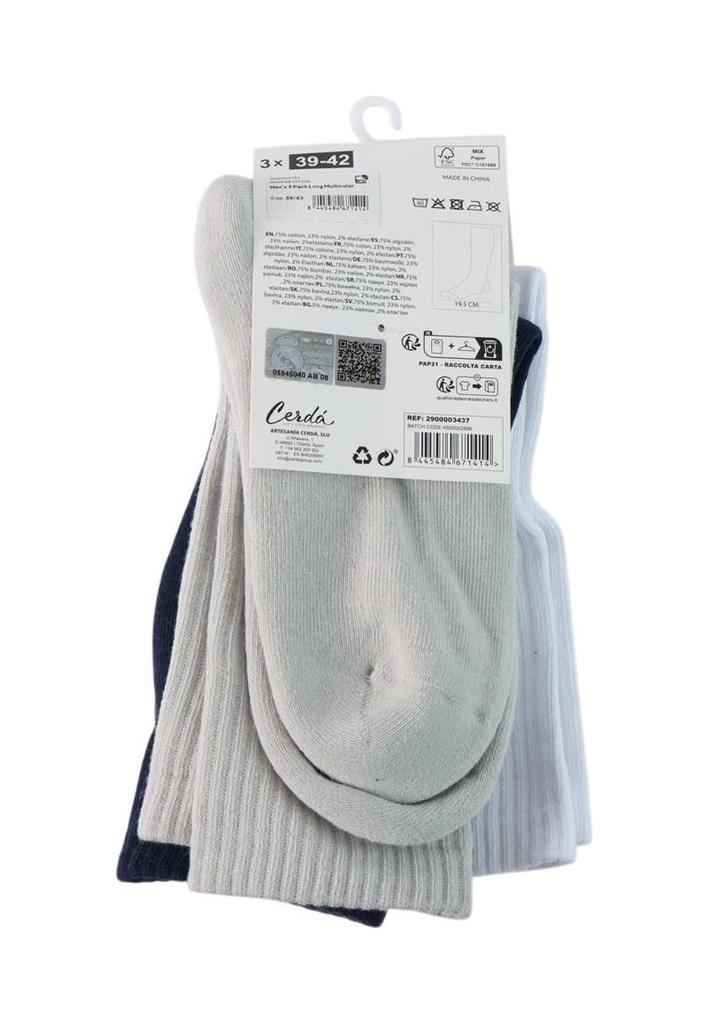 Real Madrid high socks 3-pack 2900003437 multicolor 35/38