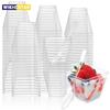 50/100Pack 2OZ Mini Dessert Cups for Party Small Plastic Dessert Cups for Kitchen Dessert Shooter Cups for Pudding Fruit Ice Cream