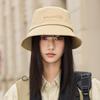 Весна и осень новая шляпа женская высококачественная вышитая буква панама дорожная солнцезащитный козырек