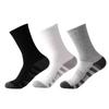 Simple Business Middle Tube Socks Solid Color Men's Socks Soft Breathable Sport Socks
