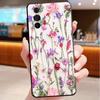 Flower Art Paint Phone Case For Motorola Edge 60 50 40 Pro 60 50 40 30 Ultra Neo Fusion Moto G Play G Stylus G Carcasas