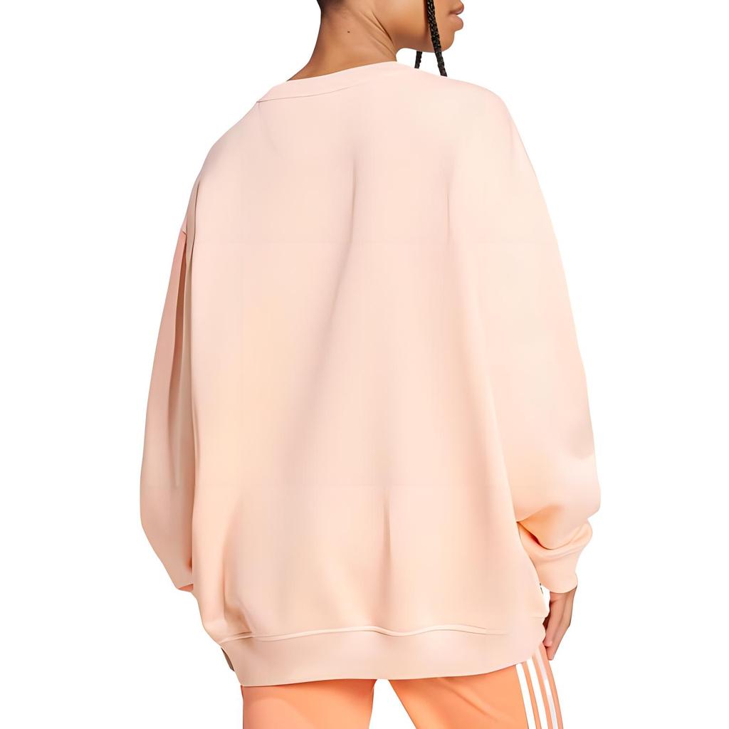 Adidas Оригинальная базовая толстовка с логотипом, удобная, теплая флисовая толстовка для женщин, телесная JD1534