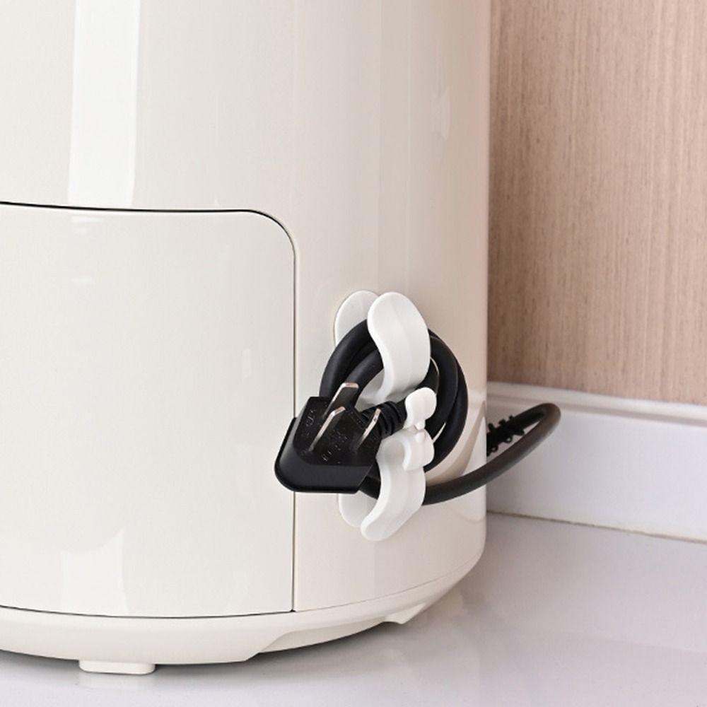 Upgraded Kitchen Winder Self-Adhesive USB Charging Cable Organizer Rice Cooker