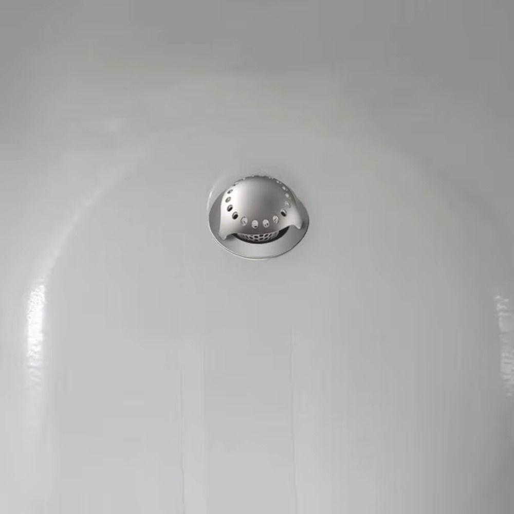 Stainless Steel Hair Catcher Sturdy Construction Bathroom Basin Sink Plug  Bathroom