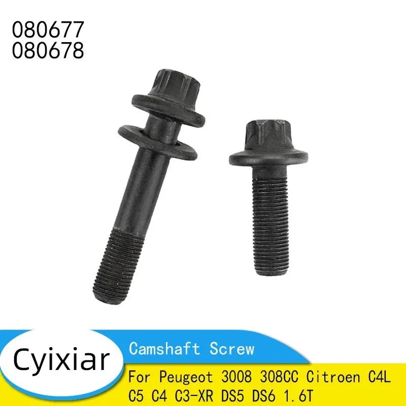 Camshaft Screw 080677 080678 For Peugeot 3008 308CC Citroen C4L C5 C4 C3XR DS5 DS6 1.6T Engine Timing Gear 9808341580 9807826380