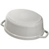 Cocotte ovale 31 cm Truffe blanche
