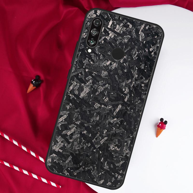Чехол с узором из кованого карбона для Huawei Nova 12s 11i 12i 7i 8i Y73 Y70 Y90 Y60 Y72 Y61 Y91 9 10 SE P30 Pro P40 Lite