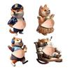 Мягкие 3D Наклейки на Живот Собаки Декоративные Мультяшные Животные Самоклеящиеся Наклейки Наклейка для Украшения Мобильного Телефона Домашний Декор