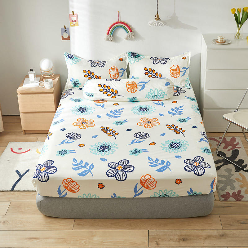 Простыня королевского размера с эластичным чехлом для двуспальной кровати, наматрасники с узором авокадо(нет наволочки)