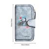 Stylish Bicycle Pattern Long Wallet Fashion Portable Large Capacity Card Holder Casual Multi Slots Daily Use Purse