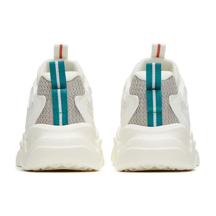 Anta Durable Non-Slip Breathable Low-Top Sports Casual Shoes Women Sneaker White Gray Green 922328815-1