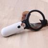 Magnifying Glass With Light, 3X Lighted Magnifying Glass, 3 Led White Lights Handheld Magnifying