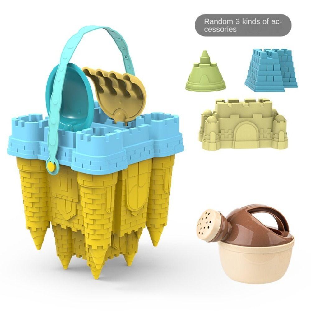 Beach Accessories Beach Sand Toys Set Summer Toys Castle Bucket Play Sand Set  Outdoor Games
