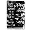 Epictetus Stoic Quote Metal Poster Tin Sign Wall Art Gaming Room Decoration Garage Customizable Metal Signs for Home Decoration
