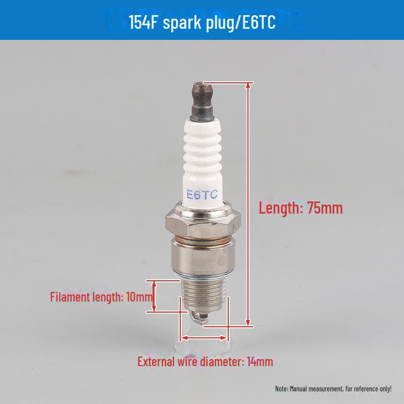 Свечи зажигания и форсунки 168F/190F для двигателей бензопил, генераторов и газонокосилок