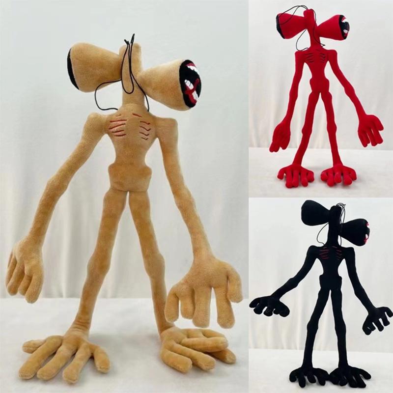 Плюшевая игрушка Голова Сирены 21,6 дюйма, мягкая набивная кукла, идеально подходит для фанатов ужасов и коллекционеров