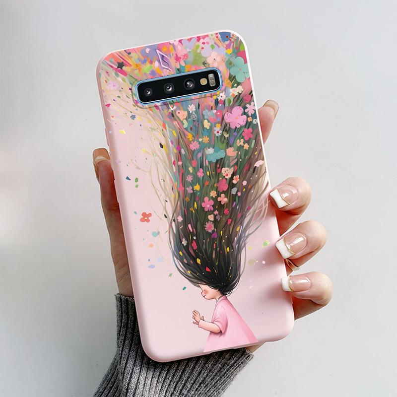Чехол для Samsung Galaxy S10 S 10 Plus S10E Чехол для телефона Милая бабочка Расписной Мягкий ТПУ Чехол для Samsung S10 5G S10+ S10E Funda