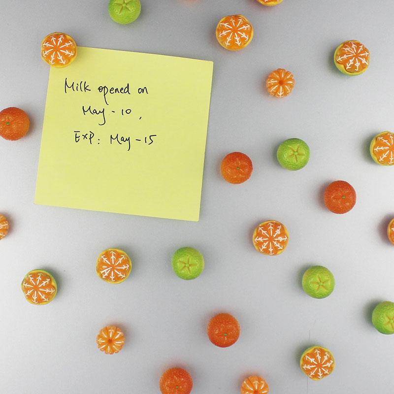 5 шт. Оранжевый Магнит на Холодильник Смешной Дом DIY Украшение Холодильника Кухонный Подарок Доска для Сообщений Записка Милая Креативная Наклейка