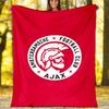 1pc Ajax FC Theme Blanket - Digital Print, Polyester, Cozy for All Seasons, Perfect for Outdoor, and Travel