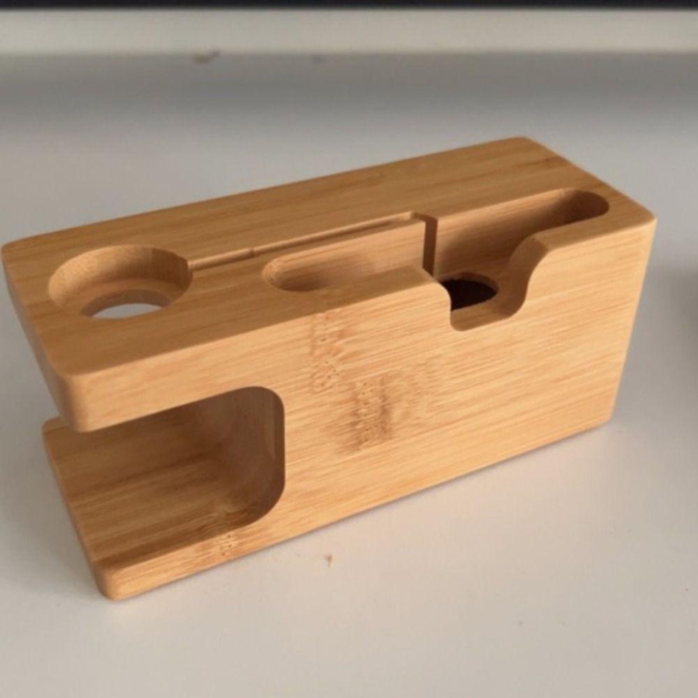 Подставка для зарядной станции, настольная подставка, деревянный держатель для телефона, подставка для часов, держатель для мобильного телефона