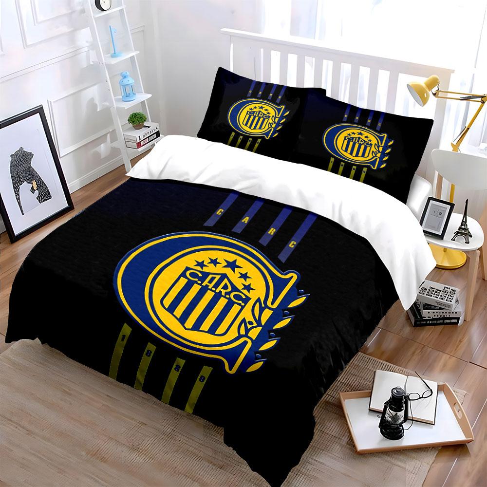 "Blue Gold Shield Bedding Set" Bedding Duvet Cover Set Duvet Cover Pillowcases (1 * Duvet Cover 2 * Pillowcases, without duvet insert)