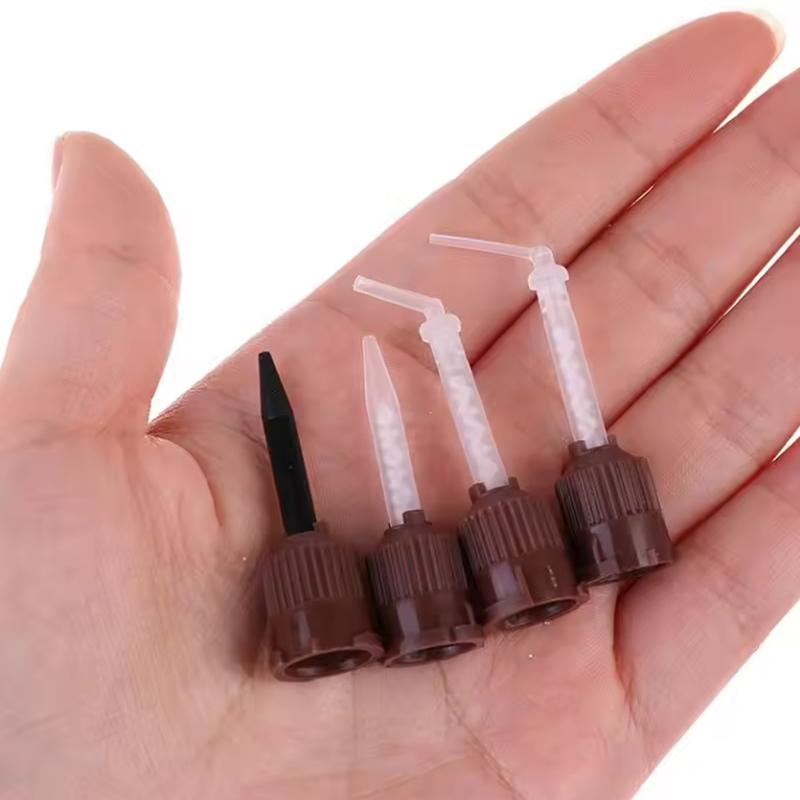 50 Pcs Dental Solidification Mixing Tips Disposable Mixers Dentistry Bozzles Mixing Tube Dental Supplies