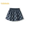 Клетчатая плиссированная юбка для девочек Balabala