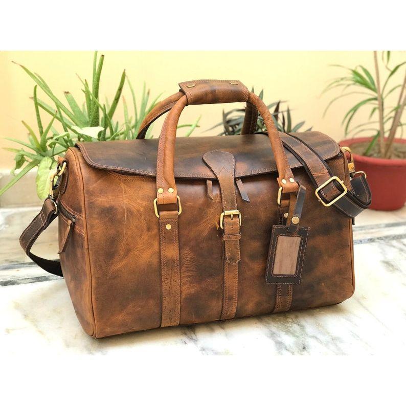 Кожаная сумка Hunter Weekender Женские сумки и кошельки Мужская ночная сумка для пожилых людей, новогодние подарки