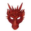 4D Dragon Mask Half Face Mask ,Halloween Costume Party Cosplay Party Decoration