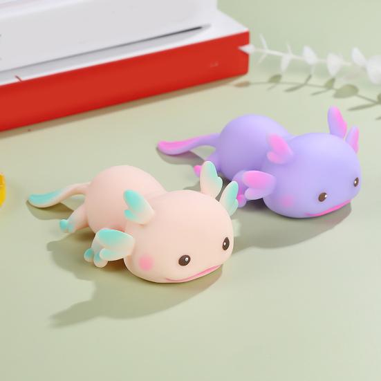 Мультяшная саламандра, сжимающая игрушку, снимающая беспокойство и стресс, саламандровая щипковая сенсорная игрушка для детей