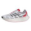 adidas Adizero Aruku Бело-серые красные кроссовки унисекс Облачно-белые Серый-два Основной-черный JR1611
