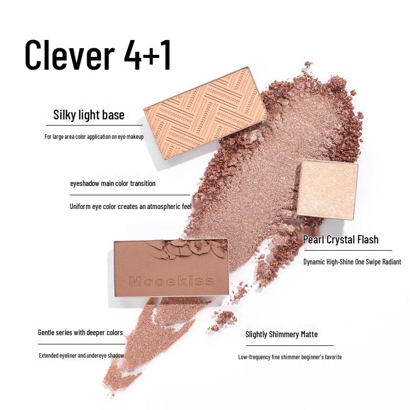 Палетка теней для век и контуринга Mooekiss Soul Mate из девяти цветов