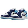 Кроссовки Air Jordan 1 Low Blue Chill Мужские Парусный цвет Hot-Lava Blue-Void 553558-149