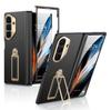 For Samsung Z Fold 7 Case, Full Coverage All-in-one Glass Screen Protector & Protective Cover for Samsung W26