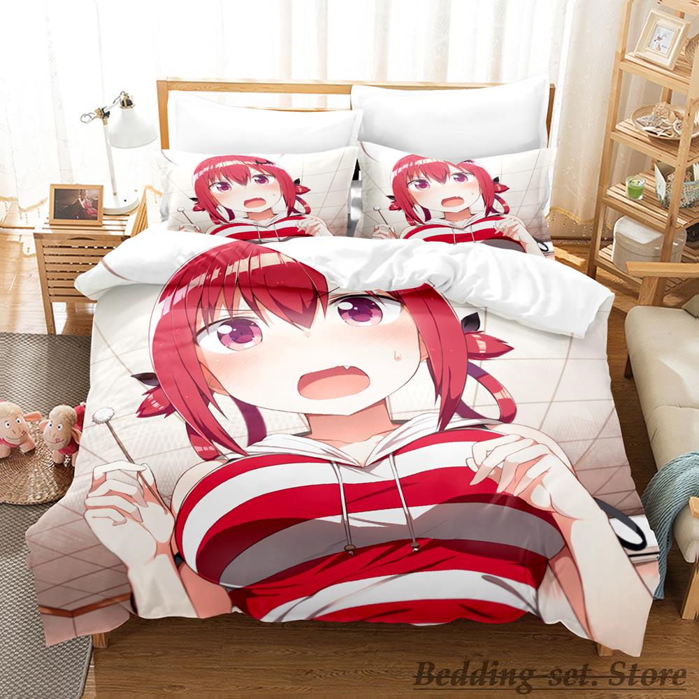 2023 Набор постельного белья Gabriel Dropout Односпальный Полуторный Полный Евро Евро-макси Размер Постельного Комплекта Взрослый Детская Спальня Комплекты Пододеяльников Аниме Постельное Белье