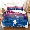 Fear Street Trilogy Vintage Slasher Horror Movie Poster HD Print Bedding Set Duvet Cover + 2 Pillowcases Dark Teen Room Decor