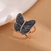Butterfly Scarf Ring Buckle for Women Rhinestone Shawl Brooch Clips Metallic Scarves