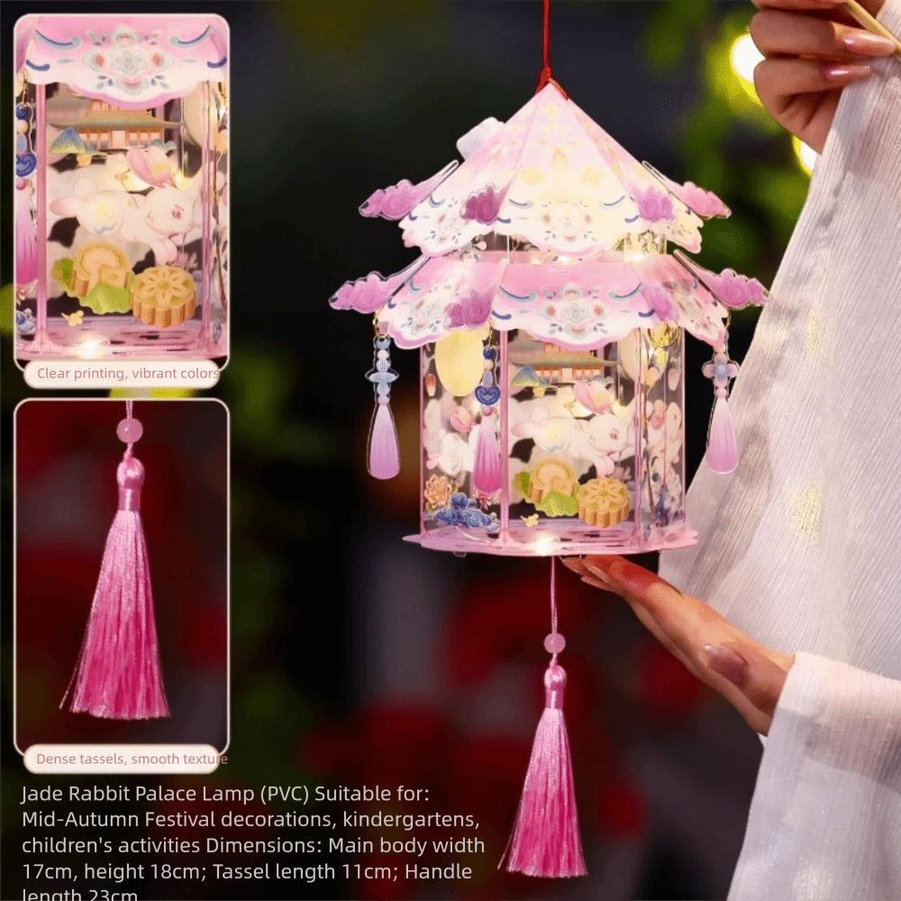 Blessing Words Mid-Autumn Festival Lantern Glowing Lantern for Party Moon Festival Holiday