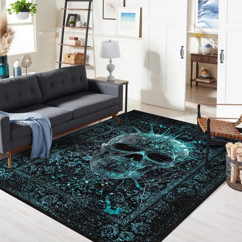 Creative Persian Skull Decoration Carpet Living Room Cartoon Anime Full Carpet Thickened and Stainproof Personality Fashionable