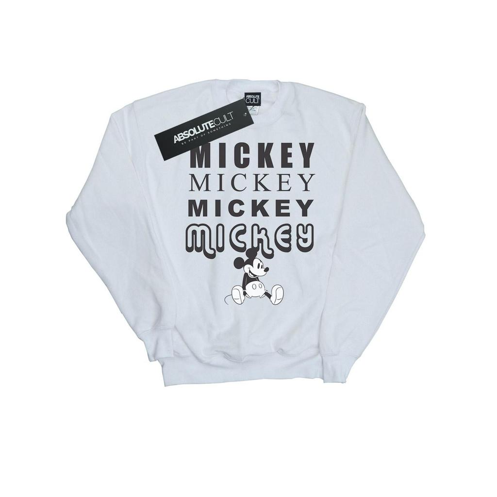 Disney Mens Mickey Mouse Sitting Sweatshirt