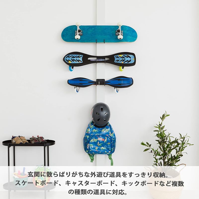 Heian Shindo Kogyo LABRICO DIY Storage Parts Вешалка для скейтборда черная SXK-521