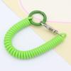 Keychain Lanyard Stretchy Key Ring Anti-lost Lobster Clasp Keyring Stretch Spring Coil Key Hooks