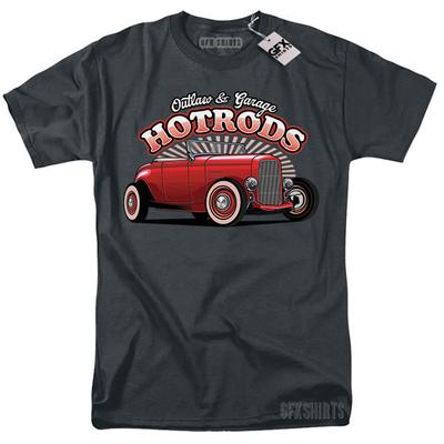 Футболка Hot Rod Дрэг-рейсинг Rat Rod Ретро Классика Винтаж Графический дизайн Футболка