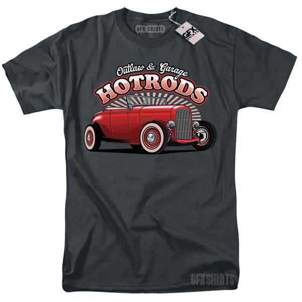 Hot Rod Shirt Drag Race Rat Rod Retro Classic Vntg Graphic design T-shirt