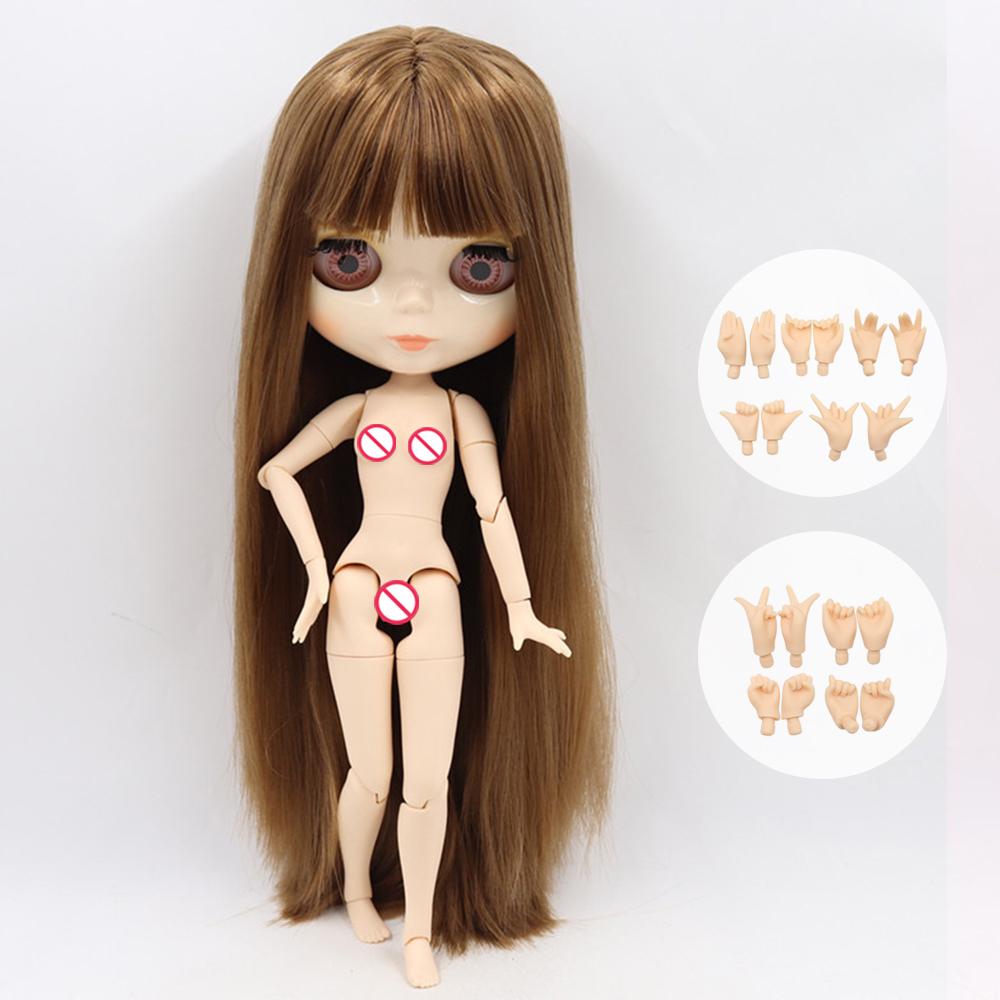 ICY DBS Кукла Блайз Шарнирное тело 30 см BJD Игрушка Белое глянцевое лицо и матовое лицо с дополнительными руками AB и панелью 1/6 DIY Модная кукла
