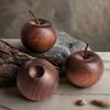 Yousheng Wooden Aromatherapy Diffuser Wood Christmas Fruit Shape Ornament Decorative Essential Oil Diffuser Gift for Aromatherapy Enthusiasts